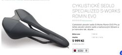 sedlo Specialized S-Works Romin Evo / TOP STAV