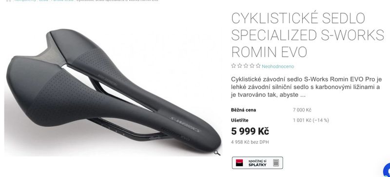 sedlo Specialized S-Works Romin Evo / TOP STAV