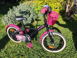 Dívčí kolo 16" Btwin Spy hero girl 500