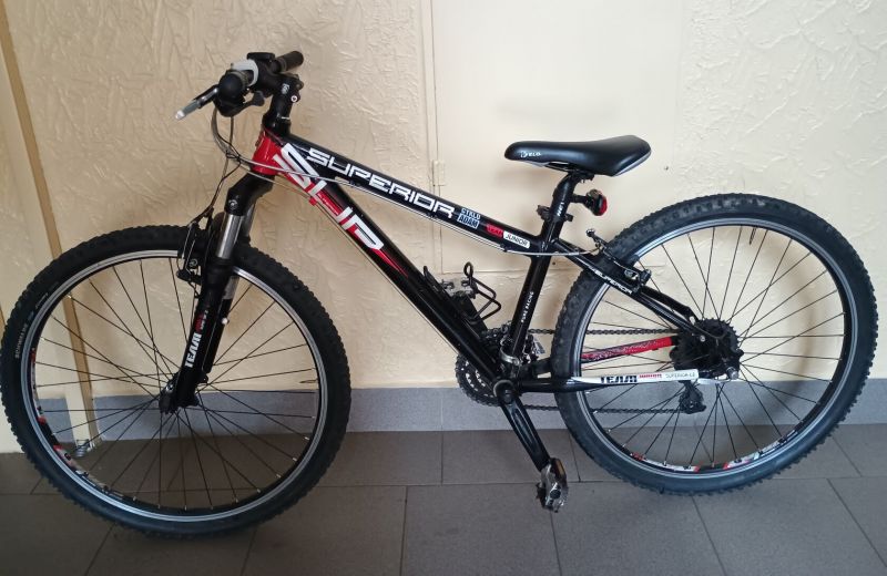 Dětské kolo zn.SUPERIOR TEAM JUNIOR 24"-26"Alu rám