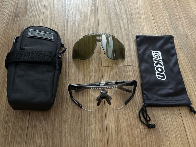 Scicon Aeroscope Photochromic + náhradní skla Green Trail