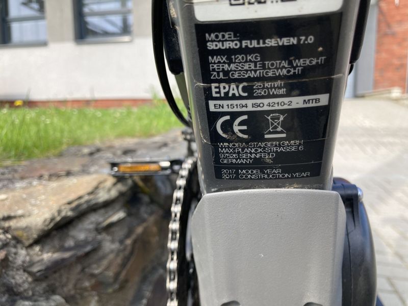 HAIBIKE SDURO FullSeven 7.0 ve špičkovém stavu