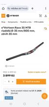Nové E*Thirteen Race Carbon 800/35 Seafoam Red