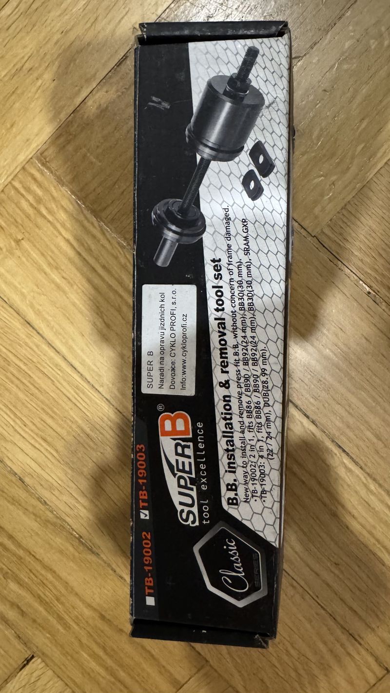 SuperB - Lis na středové složení BB86/BB90/BB92,BB30,SRAM GXP,DUB - TB-19003
