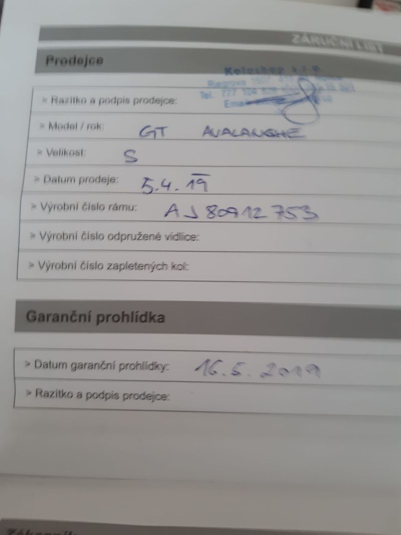 Prodám kolo Giant 