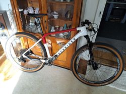 Karbonové kolo ROCKRIDER XC 900 váha 9,6 kg upraveno proti originálu