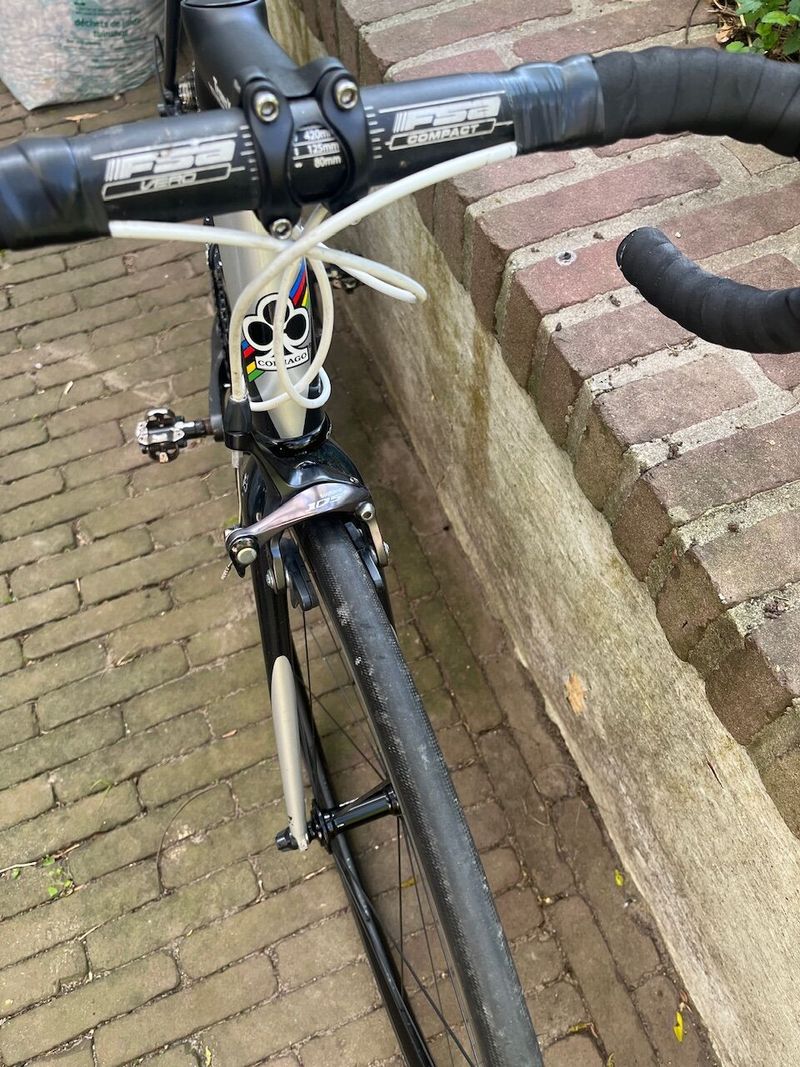 Silniční kolo COLNAGO Primavera vel.51s, 3x10s kompletní Shimano 105, kola Vision