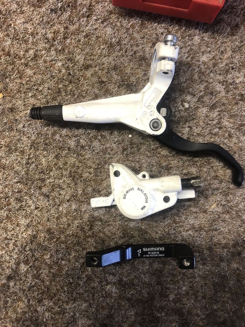 Páky a třmeny SHIMANO
