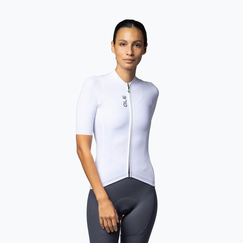 Dámský cyklistický dres Alé Color Block white