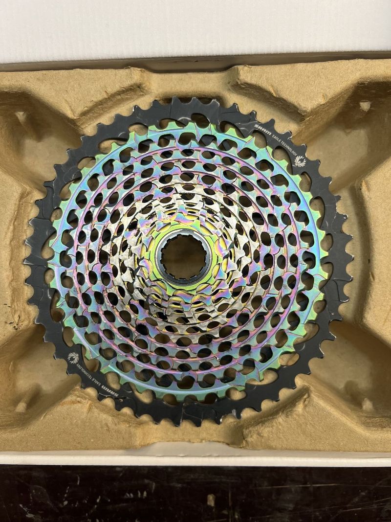 Kazeta SRAM XX1 Eagle Rainbow 10-50z + řetěz