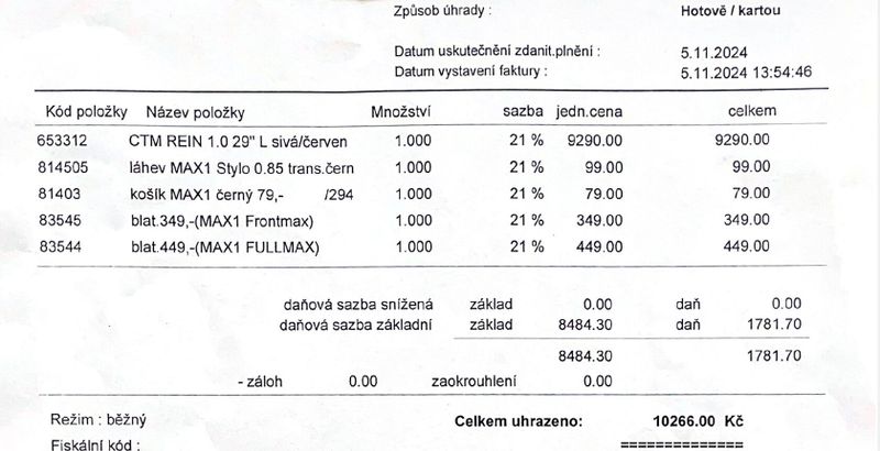 Prodám 6 měsíců staré kolo