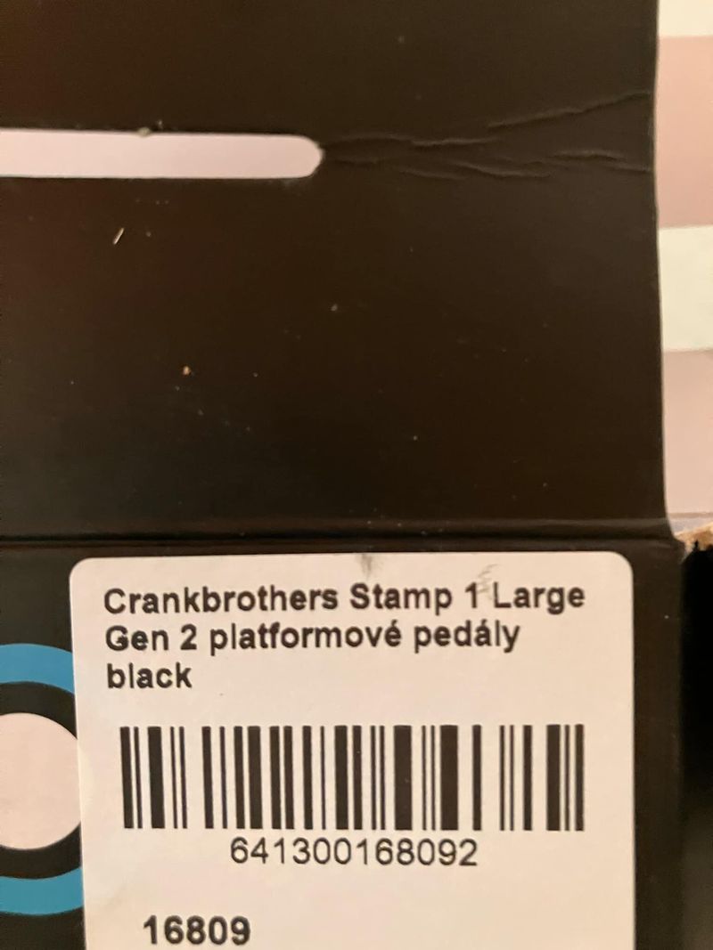 Crankbrothers STAMP1 GEN.2 Large černé