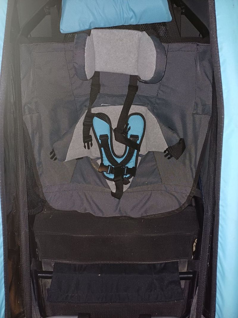 Dětský vozik za kolo Croozer plná výbava moc pěkný. 