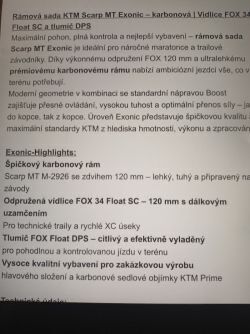 KTK Scarp MT Exonic karbon + Vidlice+ Tlumič