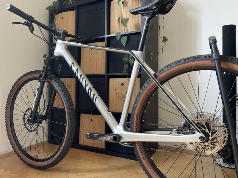 Canyon Exceed CF 7 Quick Silver / vel.L / Sram Eagle GX 1x12