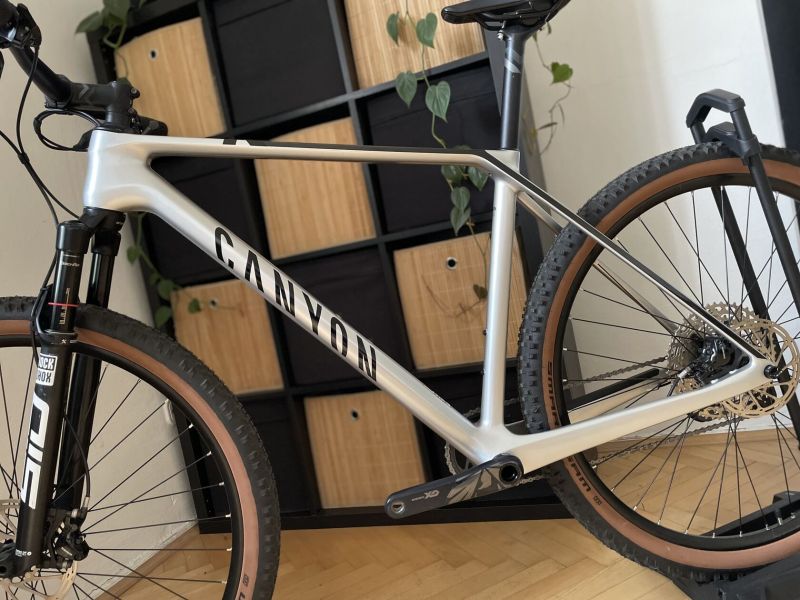 Canyon Exceed CF 7 Quick Silver / vel.L / Sram Eagle GX 1x12