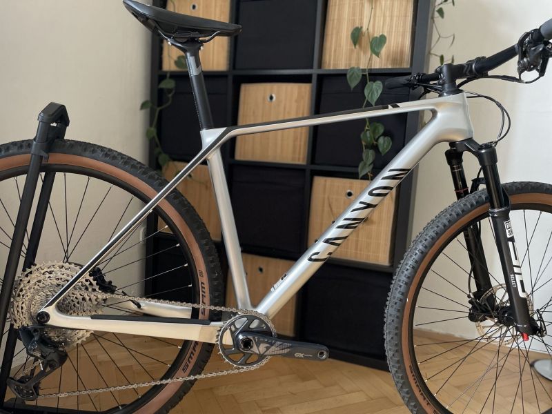 Canyon Exceed CF 7 Quick Silver / vel.L / Sram Eagle GX 1x12