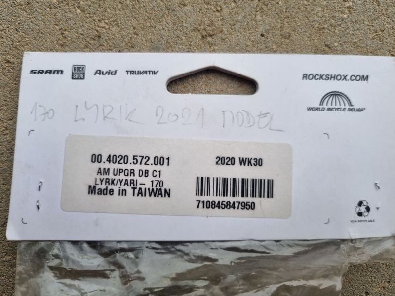 Pružina RS Debon Air C1 Upgrade Kit for 170mm LYRIK/YARI A1+ (2016+)