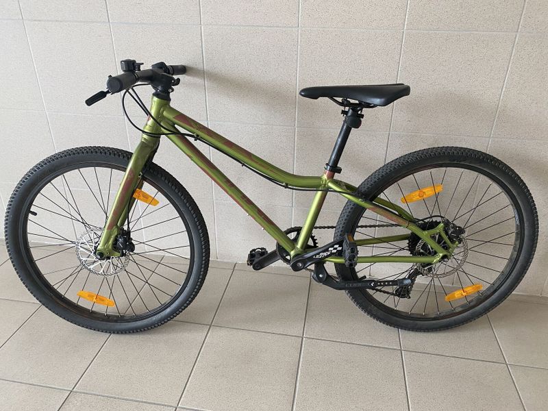 Lehké dětské kolo Amulet 24 Youngster, olive metalic/dark brown shiny, 2022