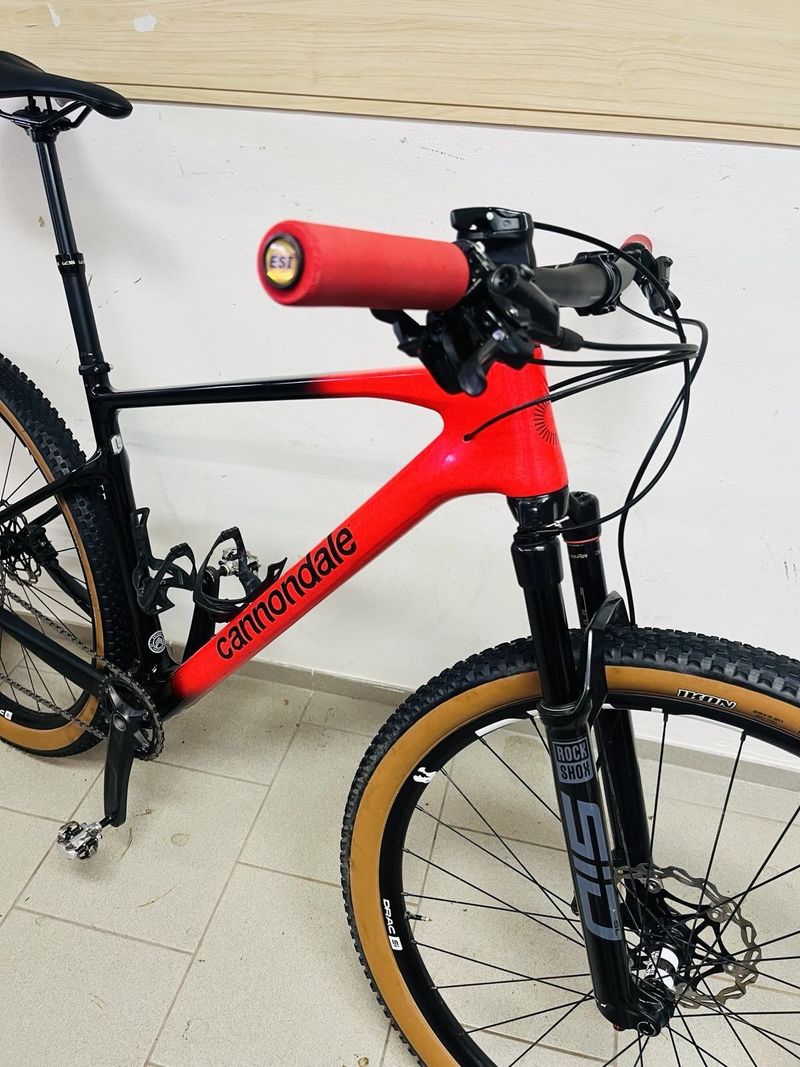 Cannondale Scalpel Carbon 4 (L), karbonové výplety D.R.A.C., teleskopická sedlovka
