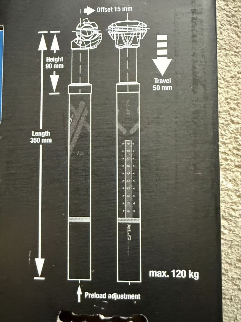 XLC SP-S05 31,6 mm 350 mm