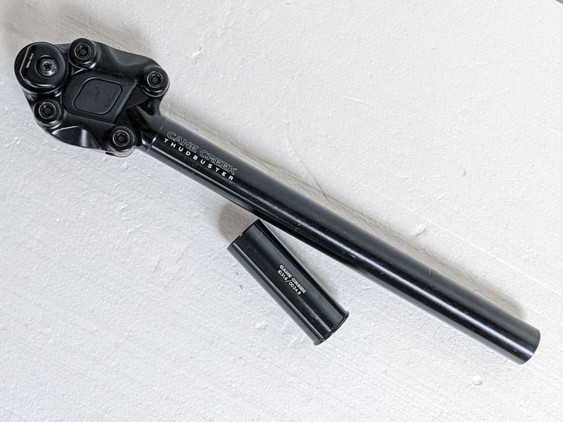 Sedlovka Cane Creek Thudbuster G4 ST 31,6 plus redukce 34,9
