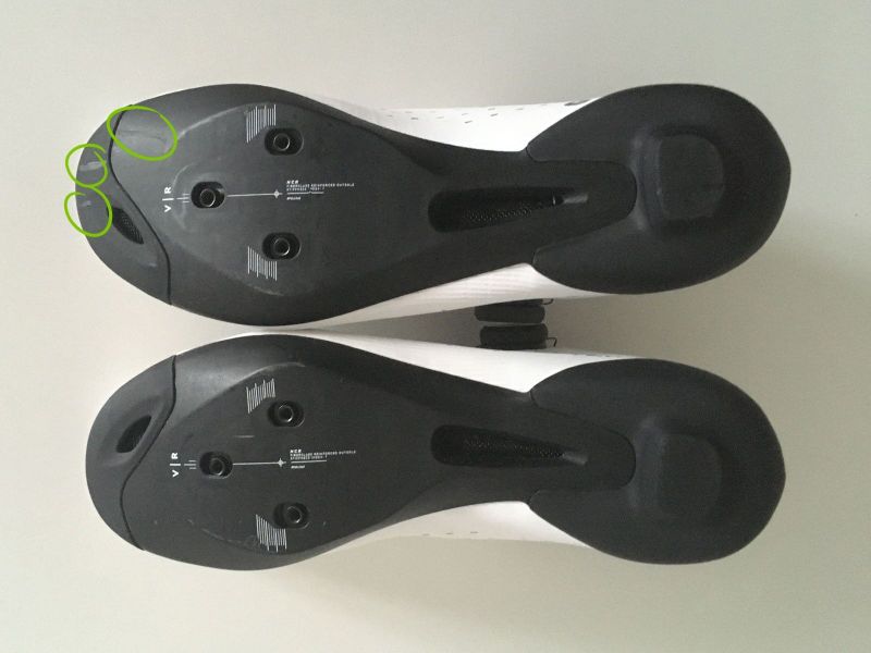 Silniční tretry Van Rysel NCR, bílé, velikost 41 (260 mm)