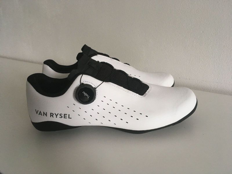 Silniční tretry Van Rysel NCR, bílé, velikost 41 (260 mm)