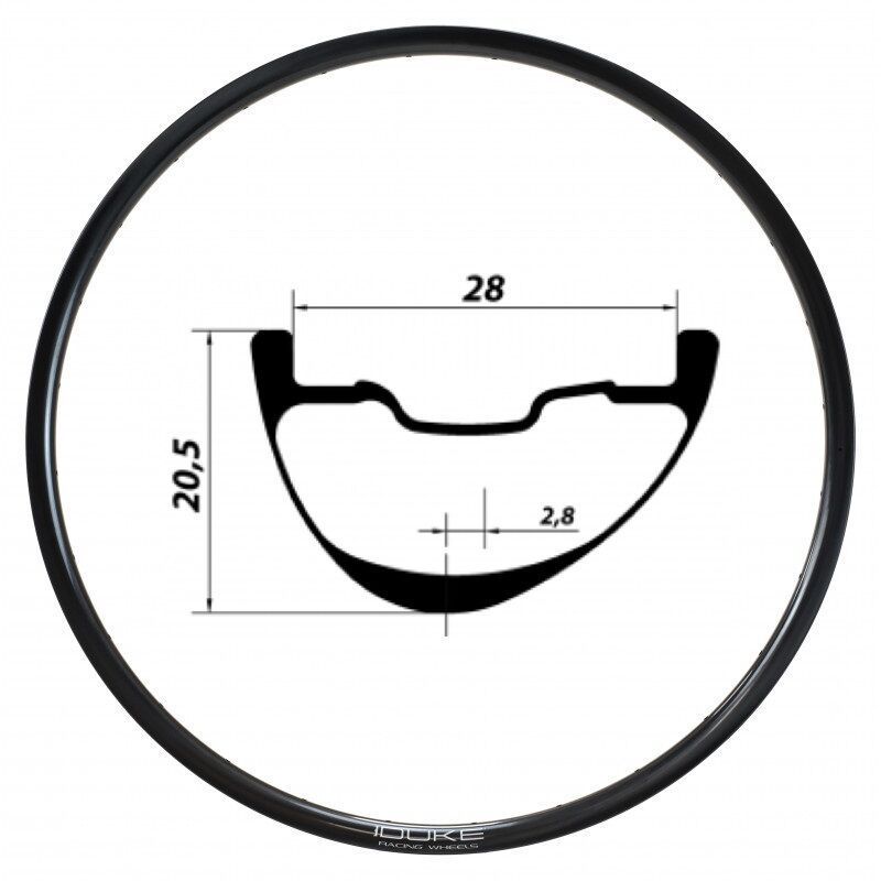 Duke SLS carbon x Mavic - 29er (1350g)