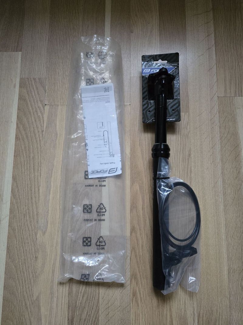 Teleskopická sedlovka Force Dropper, pro1-převodník černá (průměr/délka: 31,6/405 mm (zdvih 100mm))