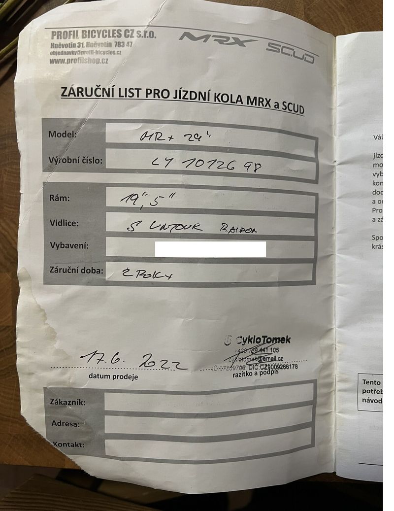 Horské jízdní kolo MRX ELITE 29