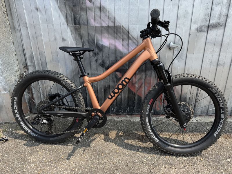 Dětské horské kolo 20" WOOM 4 OFF AIR - Copper