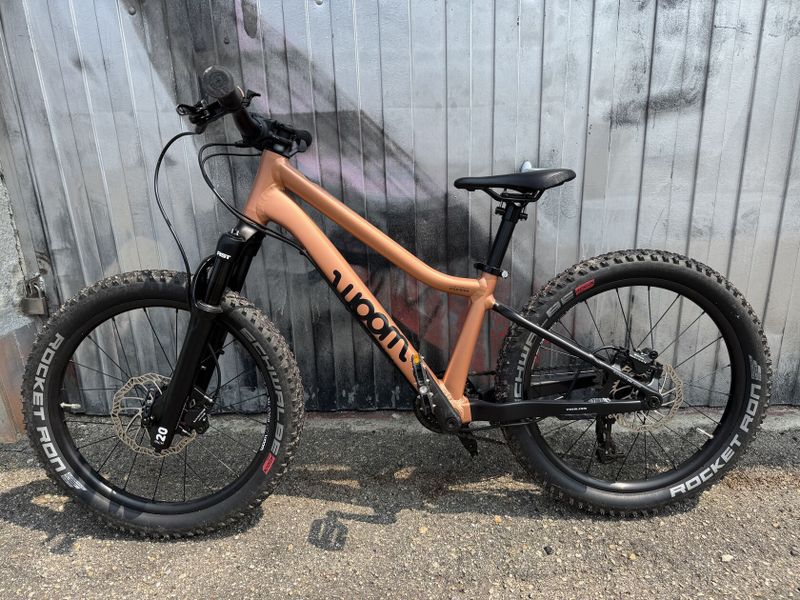 Dětské horské kolo 20" WOOM 4 OFF AIR - Copper