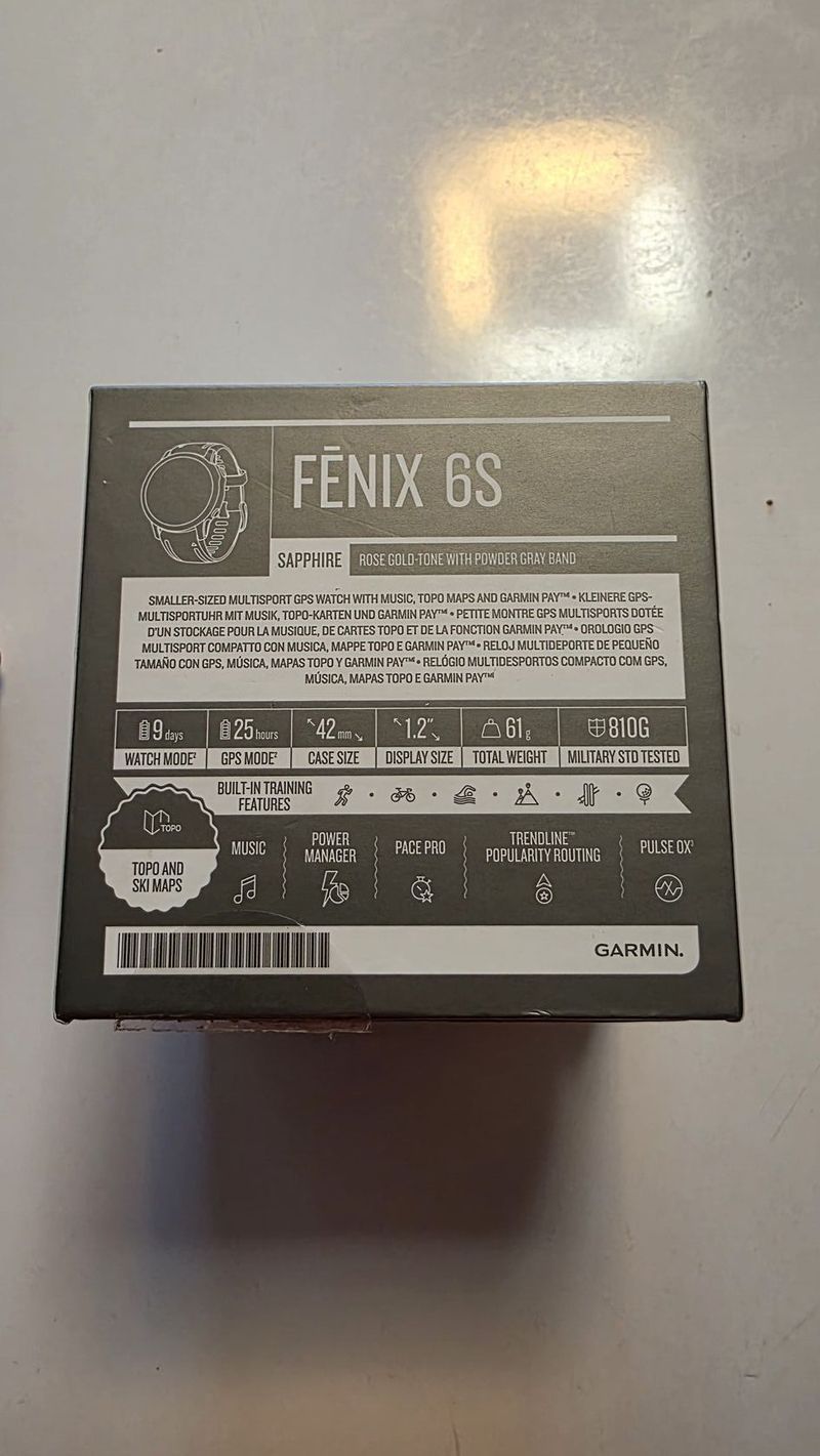 Garmin fenix 6s sapphire 
