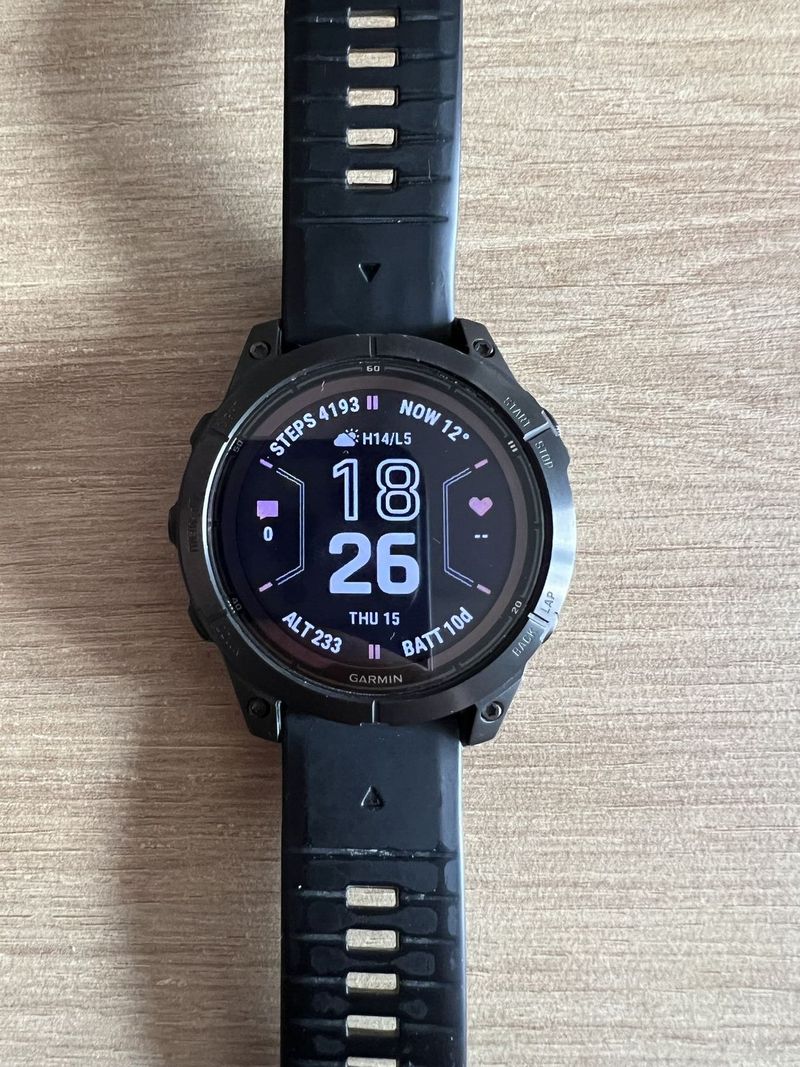 Fenix 7 PRO Sapphire Solar Gray DLC Titanium + TOPOCZ v5