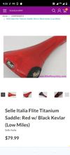 Sedlo Selle Itália Flite 