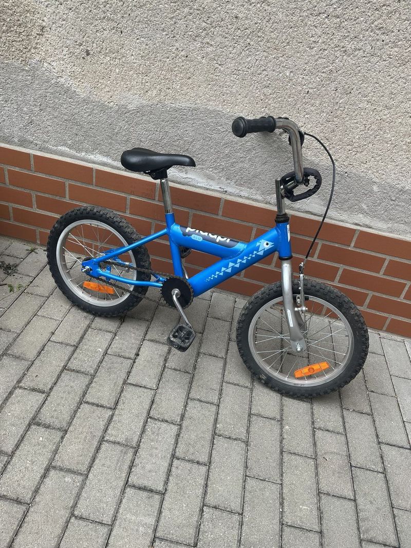 Dětské Kolo pidapi 16 +oddělávací postraní kolečka