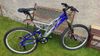 Modro-stříbrná MERIDA BIG AIR Full Al 7005- MTB, XC, sjezd - 1.majitel, pěkný stav 