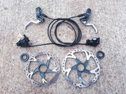 Shimano XTR komplet + kotouče XTR 