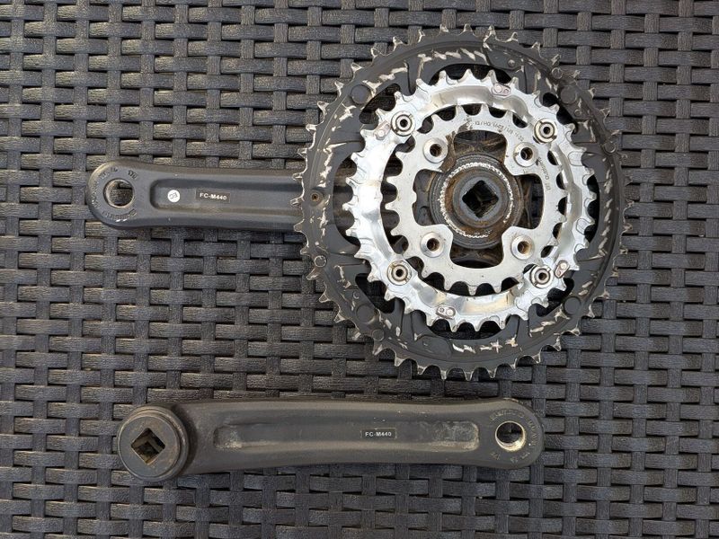 kliky Shimano Alivio FC-M440