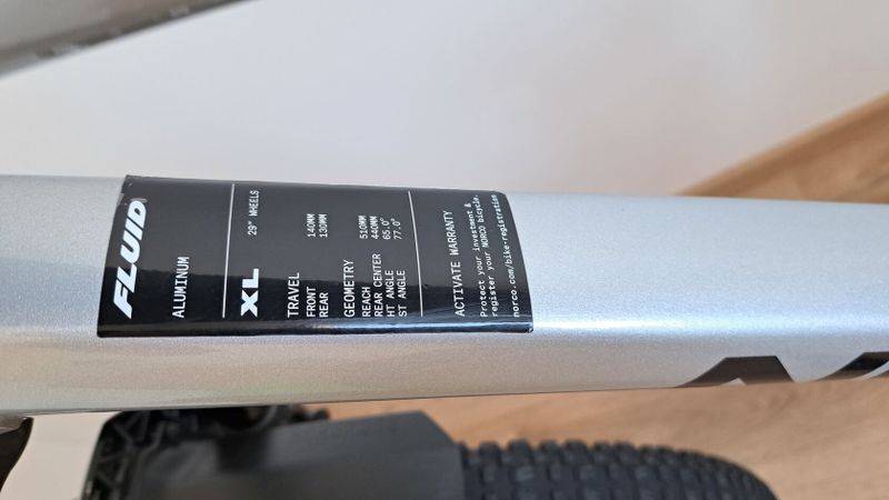 Norco Fluid FS A2 2023 XL Top komponenty, Akční Cena