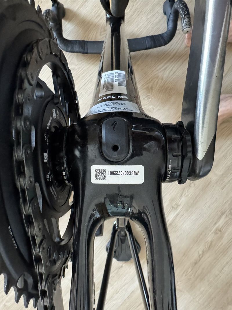 Specialized S-Works SL-7 Tarmac, LIGHTWEIGHT Meilenstein Evo Black, Sram RED AXS wattmetr, vel. 58.