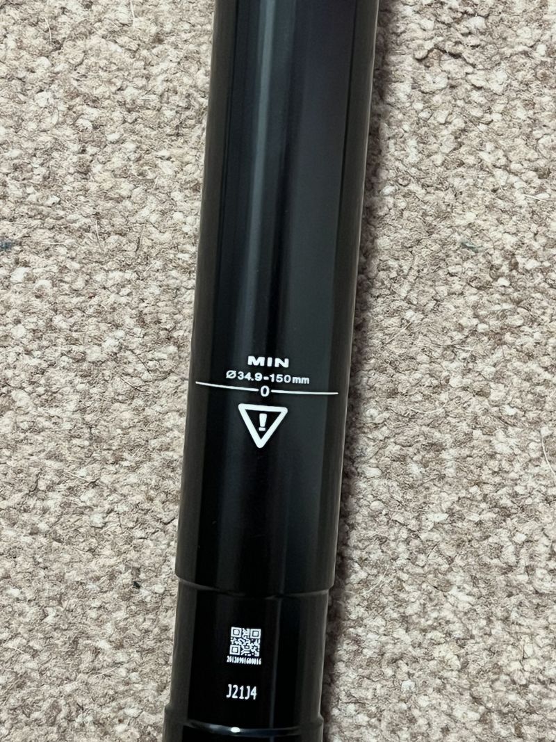 Teleskopická sedlovka Bontrager - 34.9mm - zdvih 150mm