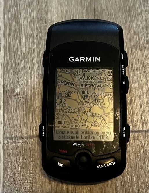 SLEVA - Garmin Edge 705 + 3x držáky na Garmin + 2x hrudní pásy
