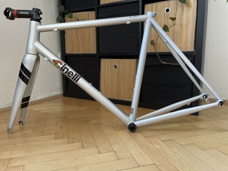 Cinelli Nemo Tig rim / Pearl White / rámová sada vel.54