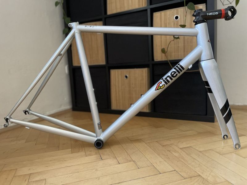 Cinelli Nemo Tig rim / Pearl White / rámová sada vel.54