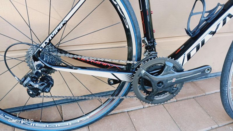 Olympia Ego RS (vel.S - na postavu 160-175cm), na sadě Campagnolo Record 