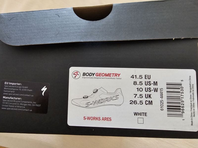 silniční tretry Sworks Ares 2 vel. 41,5 (265mm)
