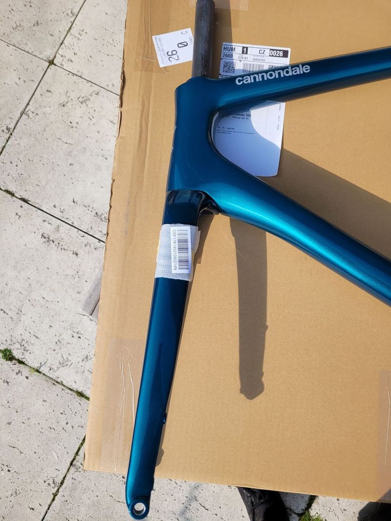 Nový karbonový silniční rám Cannondale SuperSix Evo Hi-Mod
