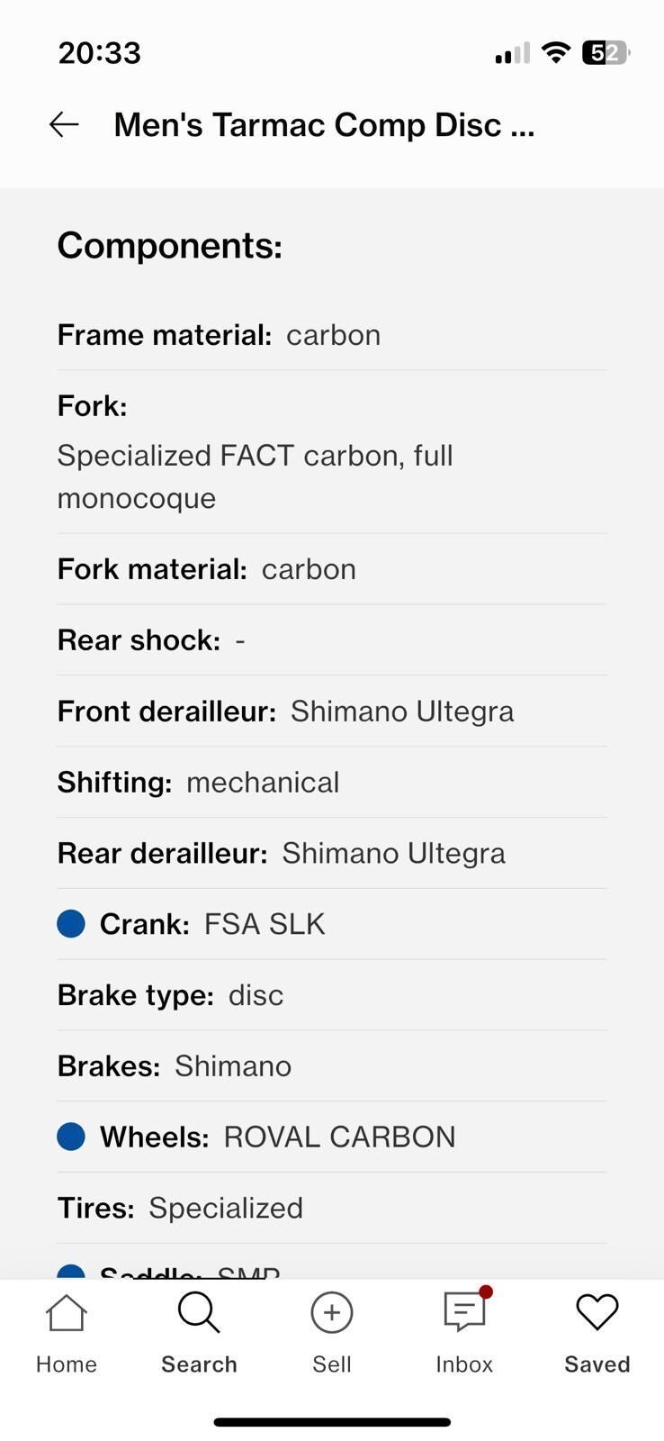 Silnicni kolo Specialized 54